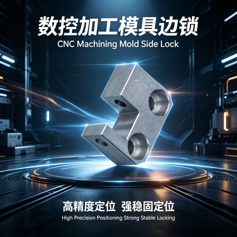 CNC 数控精密加工模具边锁，模具高精度定位锁紧专用配件